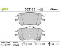 VALEO 302165 Brake pad set