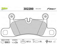 VALEO 302280 Brake pad set