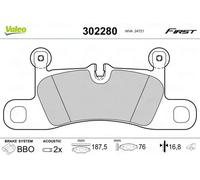 VALEO 302280 Brake pad set
