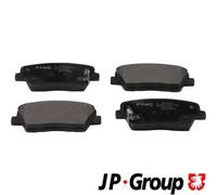 Brake pads Rear Axle 3663700510 JP GROUP for KIA HYUNDAI SSANGYONG