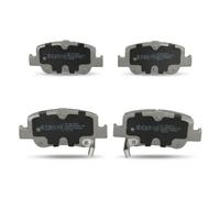 Brake pads Rear Axle 51-02-220 ASHIKA for TOYOTA AURIS COROLLA Saloon
