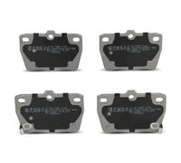 Brake pads Rear Axle 51-02-256 ASHIKA for TOYOTA RAV 4 RAV 4 Mk II