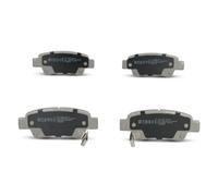 Brake pads Rear Axle 51-04-400 ASHIKA for HONDA CR-V III CR-V IV