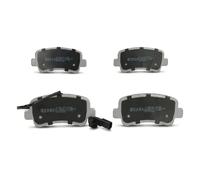 Brake pads Rear Axle 51108 JAPKO for OPEL RENAULT NISSAN