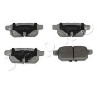 Fits JAPKO 51801 BRAKE PAD SET, DISC BRAKE