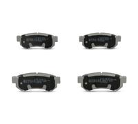 Brake pads Rear Axle 51W07 JAPKO for CHEVROLET DAEWOO