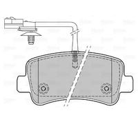 VALEO 601151 Brake pad set