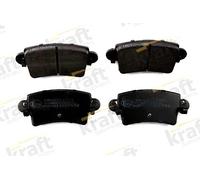Brake pads Rear Axle 6011900 KRAFT AUTOMOTIVE for RENAULT OPEL NISSAN