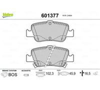 VALEO 601377 Brake pad set
