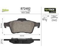 VALEO 872482 Brake pad set