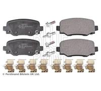 Blue Print Disc Brake Pad Set ADA104277 Rear - Fits Jeep Cherokee, 116mm with Caliper Screws