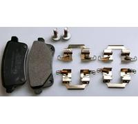 Brake pads Rear Axle B111323 DENCKERMANN for RENAULT GRAND SCÉNIC III SCÉNIC III