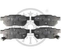 Brake pads Rear Axle BP-09572 OPTIMAL for ROVER HONDA ACURA MG