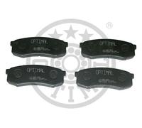 Brake pads Rear Axle BP-09809 OPTIMAL for TOYOTA MITSUBISHI