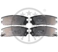 Brake pads Rear Axle BP-09828 OPTIMAL for OPEL ISUZU