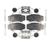 Brake pads Rear Axle BP-12029 OPTIMAL for PEUGEOT FIAT CITROËN