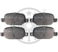 Brake pads Rear Axle BP-12115 OPTIMAL for ALFA ROMEO LANCIA FIAT