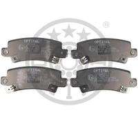 Brake pads Rear Axle BP-12121 OPTIMAL for TOYOTA COROLLA COROLLA Estate