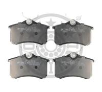 Brake pads Rear Axle BP-12208 OPTIMAL for RENAULT VW CITROËN PEUGEOT AUDI SEAT