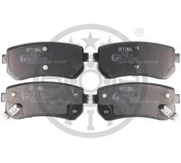 Brake pads Rear Axle BP-12354 OPTIMAL for HYUNDAI KIA