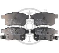 Brake pads Rear Axle BP-12364 OPTIMAL for HONDA ACCORD VIII ACCORD VIII Estate