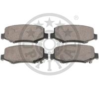 Brake pads Rear Axle BP-12382 OPTIMAL for JEEP DODGE