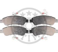 Brake pads Rear Axle BP-12428 OPTIMAL for FIAT PEUGEOT CITROËN