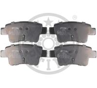 Brake pads Rear Axle BP-12431 OPTIMAL for FIAT OPEL ABARTH