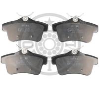 Brake pads Rear Axle BP-12468 OPTIMAL for CITROËN PEUGEOT DS