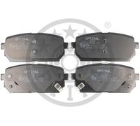 Brake pads Rear Axle BP-12482 OPTIMAL for KIA CARENS III MPV