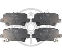 Brake pads Rear Axle BP-12490 OPTIMAL for HONDA CIVIC VIII Hatchback
