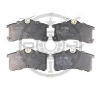 Brake pads Rear Axle BP-12493 OPTIMAL for TOYOTA AVENSIS AVENSIS Liftback