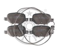 Brake pads Rear Axle BP-12553 OPTIMAL for ABARTH FIAT