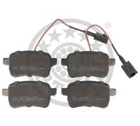 Brake pads Rear Axle BP-12554 OPTIMAL for ALFA ROMEO GIULIETTA