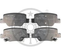 Brake pads Rear Axle BP-12565 OPTIMAL for TOYOTA VERSO