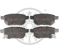 Brake pads Rear Axle BP-12587 OPTIMAL for SUZUKI SWIFT III SX4 S-CROSS VITARA