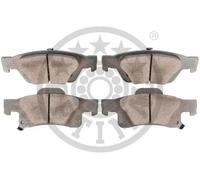 Brake pads Rear Axle BP-12600 OPTIMAL for JEEP DODGE