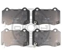 Brake pads Rear Axle BP-12635 OPTIMAL for JEEP HYUNDAI CHRYSLER CADILLAC DODGE