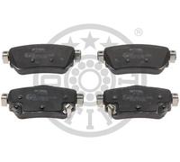 Brake pads Rear Axle BP-12718 OPTIMAL for NISSAN RENAULT