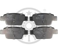 Brake pads Rear Axle BP-86100 OPTIMAL for FIAT ALFA ROMEO LANCIA