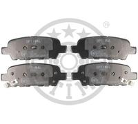 Brake pads Rear Axle BP-87601 OPTIMAL for NISSAN INFINITI SUZUKI RENAULT