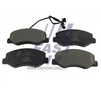 Brake pads Rear Axle FT29537HD FAST for NISSAN RENAULT OPEL