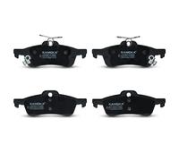 Brake pads Rear Axle JQ1018082 KAMOKA for TOYOTA DAIHATSU