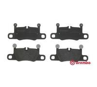 BREMBO Brake pad set PRIME LINE prepared for wear indicator P 65 031 Brake pads,Brake pad set, disc brake AUDI,PORSCHE,e-tron GT Limousine,911 (991)