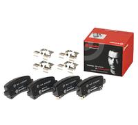 Brake Pads Rear With Anti-Squeak Plate Fits Bentley Chevrolet Opel Saab 9-5