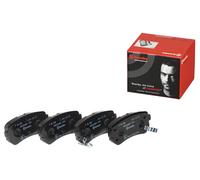 Brake Pads Rear With Anti-Squeak Plate Fits Hyundai Accent Kia Rio Sportage