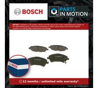 Brake pads 0 986 494 187 BOSCH for TOYOTA AVENSIS Saloon AVENSIS Estate AURIS