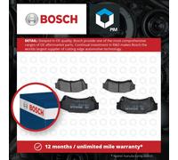 4x Brake Pad Set For Disc 58.8mm Height Low-Metallic Fits MAZDA BOSCH 0986494221