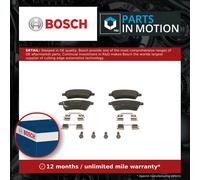 Brake pads 0 986 494 584 BOSCH for SUZUKI FIAT
