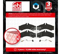Brake Pads Set 16811 Febi 05103556AB 05103556AC 5103556AB 5103556AC A0034201720
